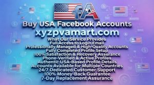 Buy USA Facebook Accounts
